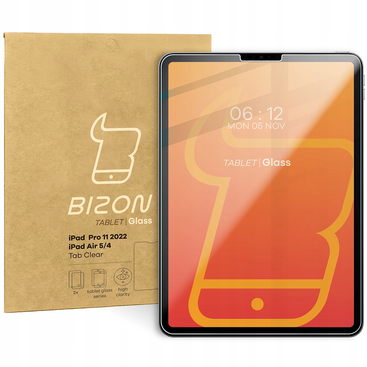 Sklo Bizon pre Apple iPad Air 4, iPad Air 5, iPad Pro 11 2022-2018